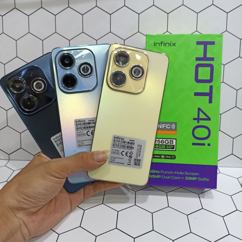 INFINIX HOT 40i 8/256GB HP SECOND BEKAS FULLSET