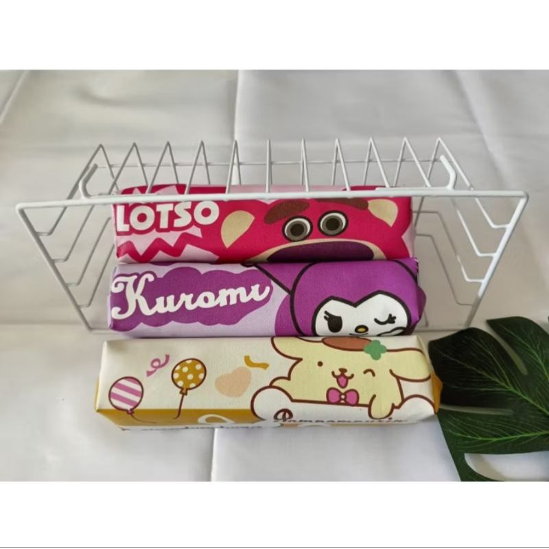 

tempat pensil/ tepak pensil motif lotso kuromi