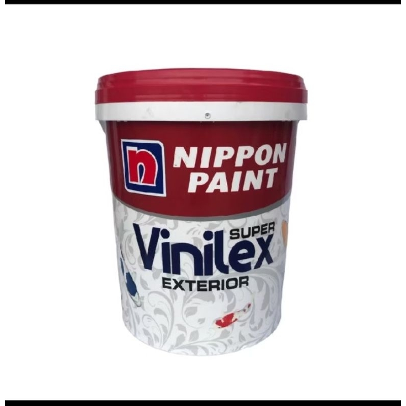 NIPPON PAINT-VINILEX SUPER EKSTERIOR -VINILEX CAT TEMBOK LUAR-25KG-BISA REQUEST WARNA
