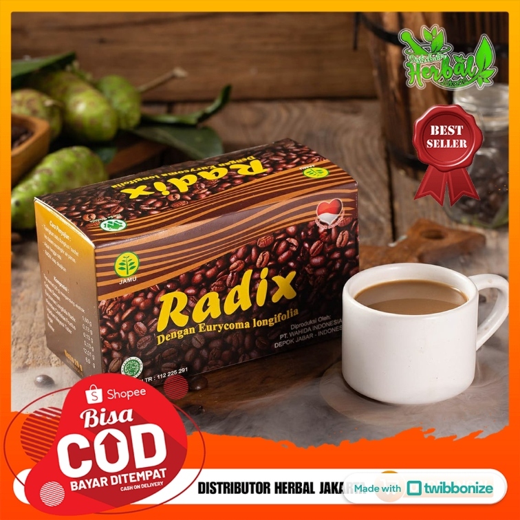 

Radix Wahida Indonesia isi 15 sachet / Kopi Herbal kemasan kotak