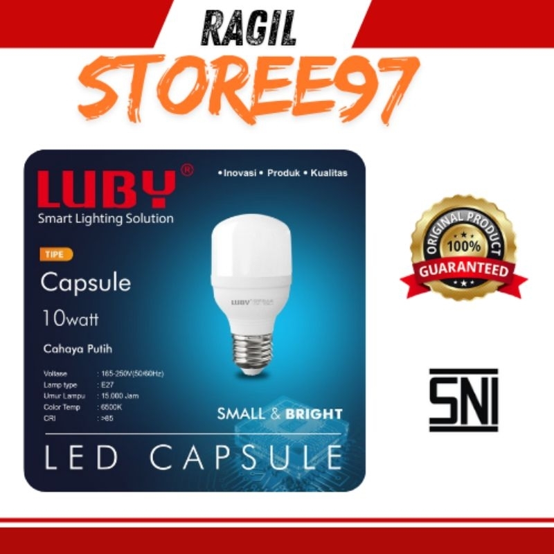 Lampu LED Luby Capsule 10w lampu LED tabung luby capsule Luby series LED T Bulb Luby 10w