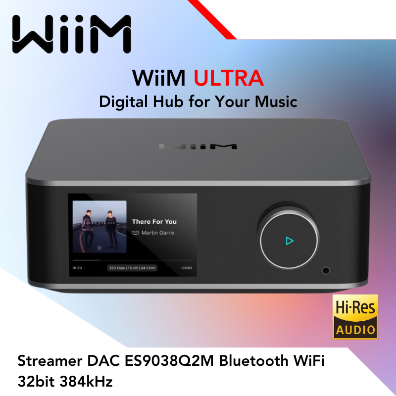WiiM Ultra Music Streamer & Digital Preamp with Touch Display