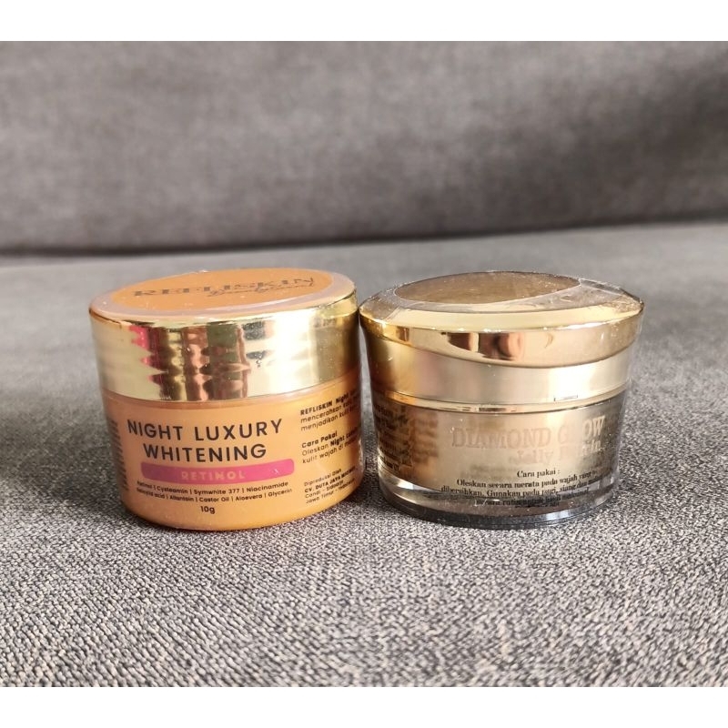 BARUUU Refliskin Night Cream luxury + Diamond jelly pelicin