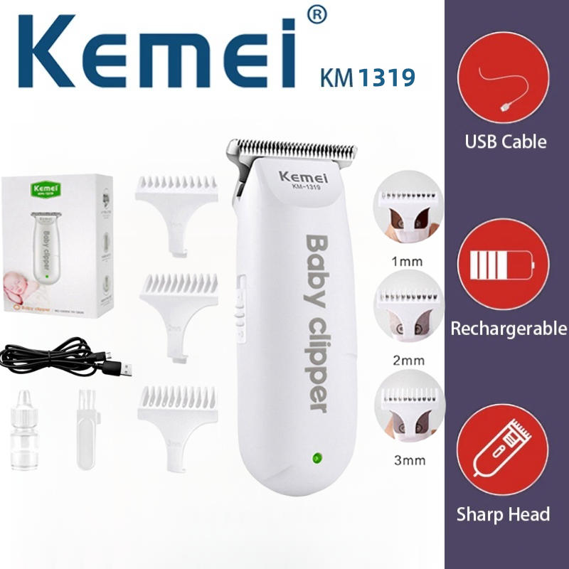 kemei km 1319 baby hair shaver baby kemei shaving machine km 1319