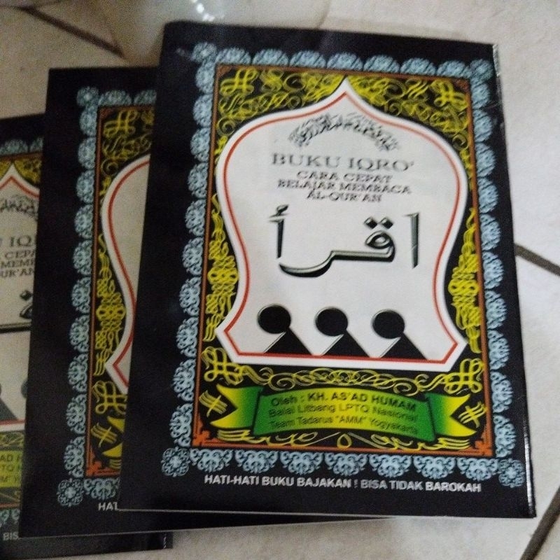 buku IQRO KECIL 1-6 lengkap
