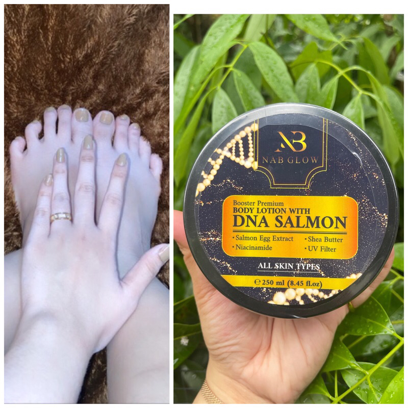 HB DOSTING DNA SALMON HANDBODY PEMUTIH BADAN LEBIH CEPAT ORIGINAL ASLI BPOM