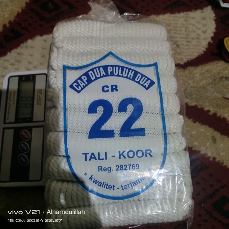 

tali marlon Merek 22( 5m) per 1plastick(isi 10pcs)