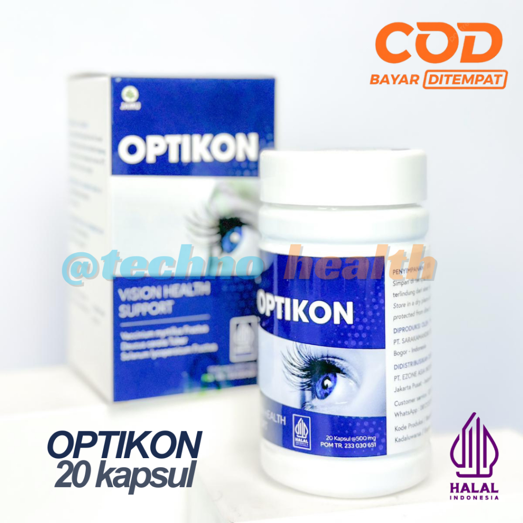 Optikon Herbal Membantu Memelihara Kesehatan Mata Asli Original Terbaik Kapsul Ampuh