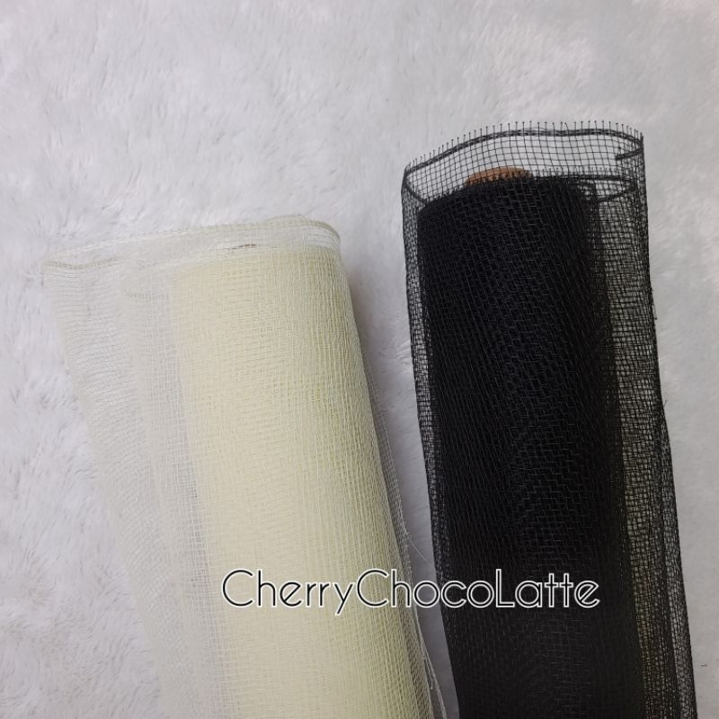 

[ 1 Roll / ±53 Cm x 10 Yard ] Korean Polynet Mesh Roll / Jaring Pembungkus Bunga / Flower Wrapp / Kain Buket