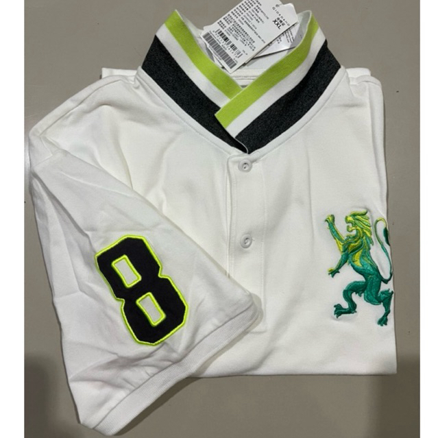 SALE SIZE XXL GIORDANO POLO LION 3D MEN'S ORIGINAL NEW | JATIP | GIORDANO POLO LION 3D PRIA ORIGINAL