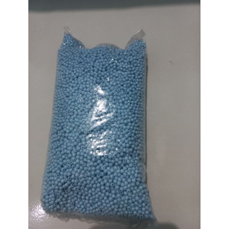 Bahan Manik Manik Kapur uk 3mm (100gram)