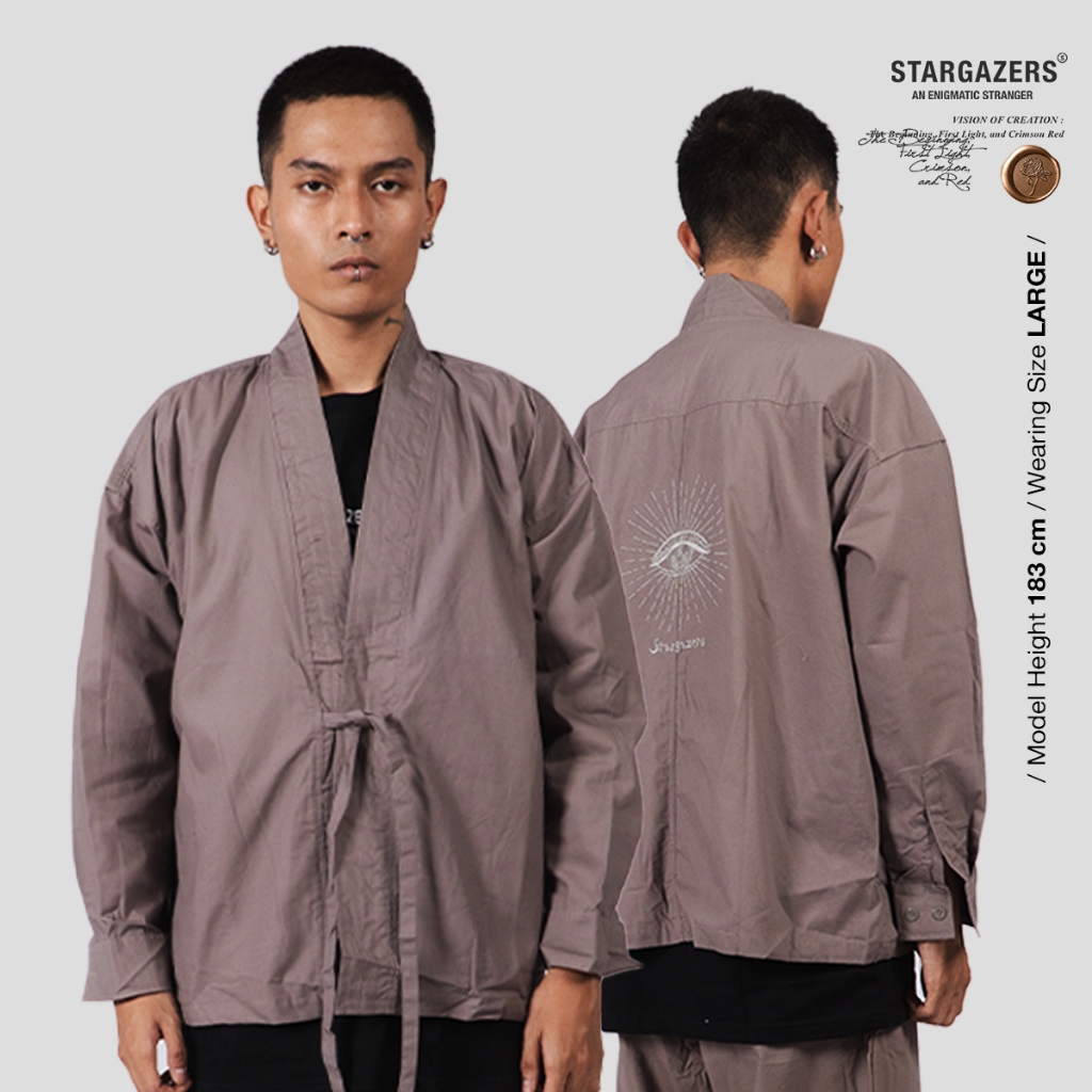 Stargazers - Auge Kimono Grey