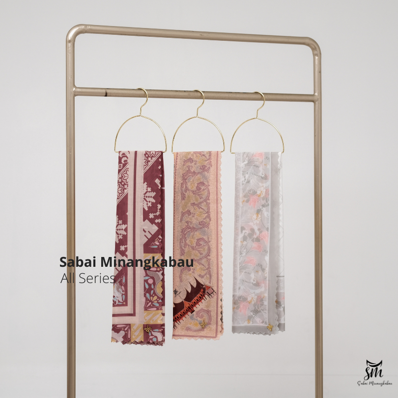 Sabai Minangkabau - Hijab Motif Segi Empat Edisi Ethnic - Mauve / Lilac