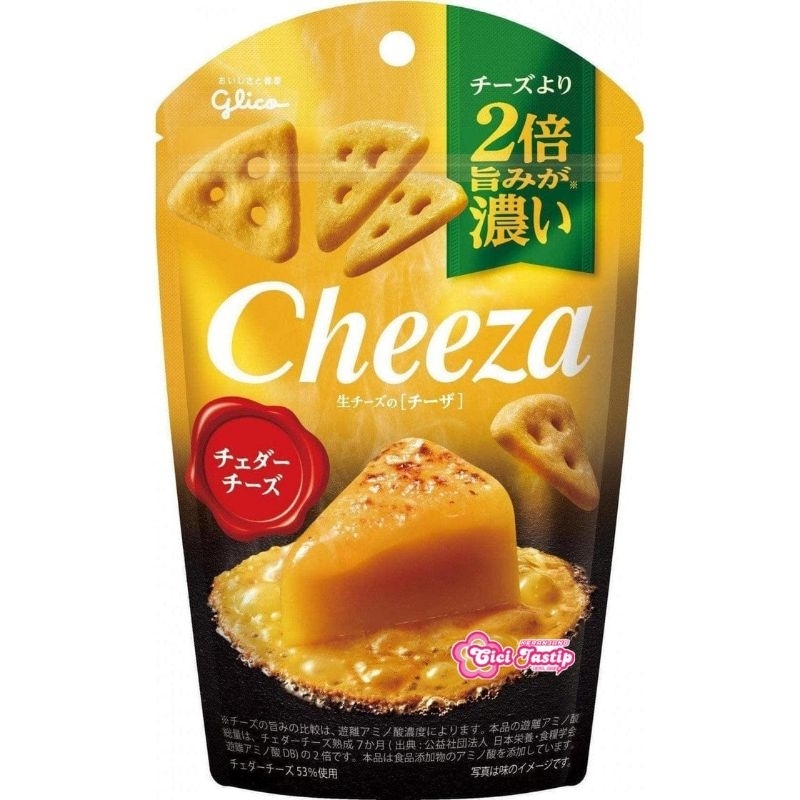 

Glico Cheeza Japan / Snack Keju Japan / Cemilan Keju