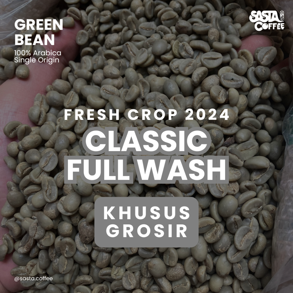 

(GROSIR) Green Bean Kopi Arabika Ciwidey Classic Full Wash Single Origin