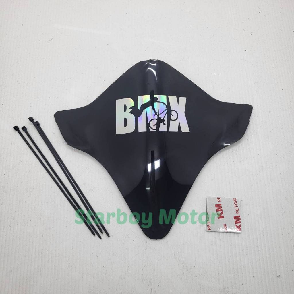 VISOR SEPEDA BMX + STIKER HOLOGRAM BMX - HOLOGRAM MODEL 1