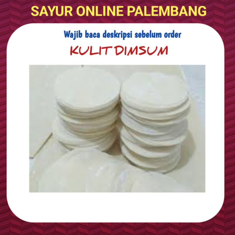 

Kulit Dimsum Fresh isi 40 - Sayur Segar Online Palembang