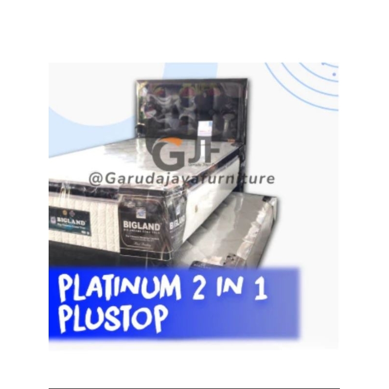 2in1 BIGLAND PLATINUM PLUSTOP / BED SORONG BIGLAND PLATINUM / 2 IN 1 BIGLAND PAKAI LAPIS
