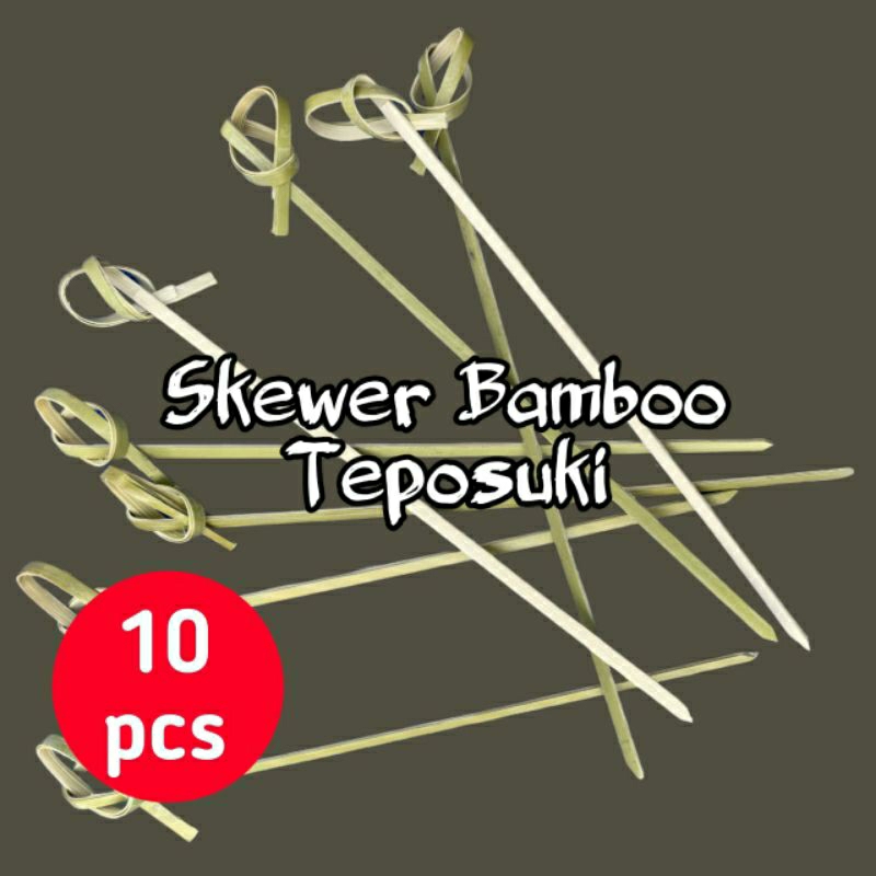 tusuk buah skewer garnish 10 pcs