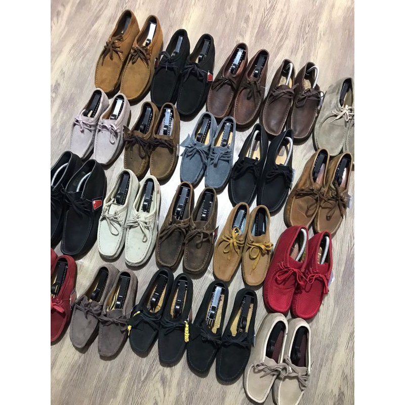 CLARKS WALLABEE SEPATU CASUAL PRIA ORIGINAL