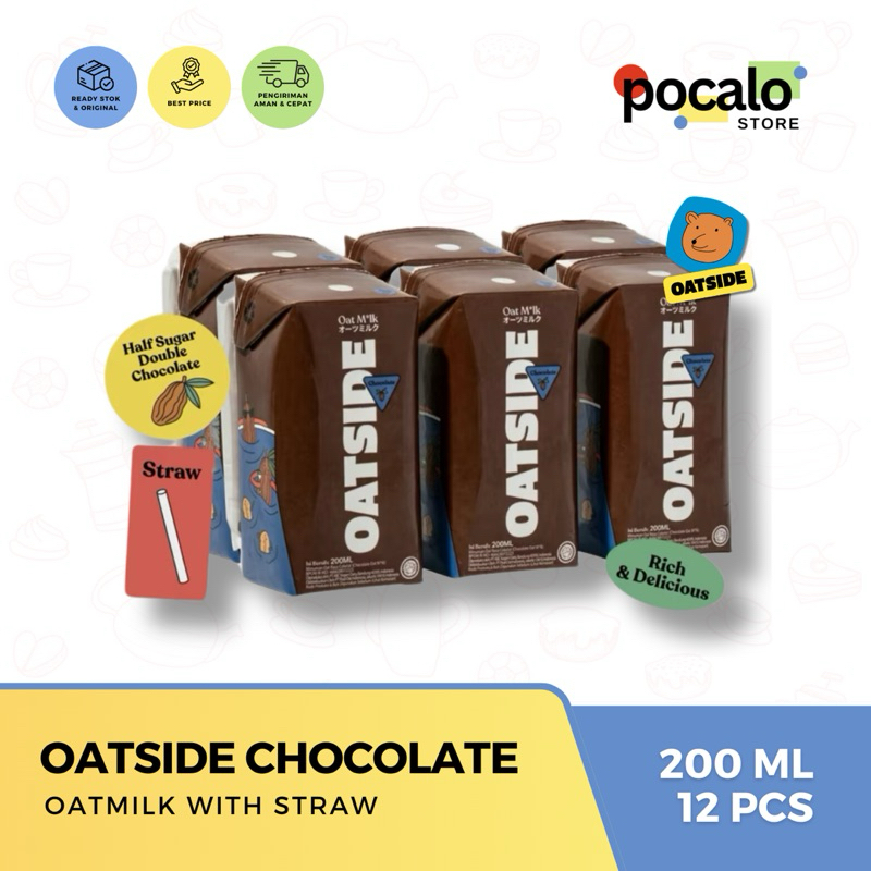 

Oatside Oat Milk Straw 200ML ( 12 pcs ) - Chocolate