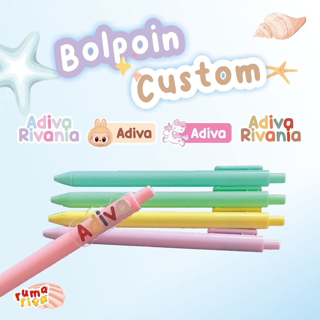 

BOLPOIN CUSTOM ◽ PUPLEN GEL CUSTOM