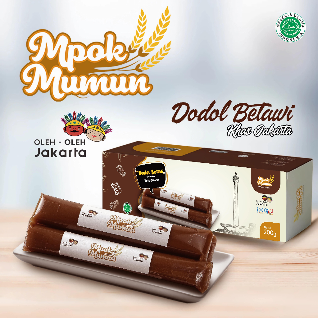 

Dodol khas betawi Mpok Mumun oleh oleh dari jakarta