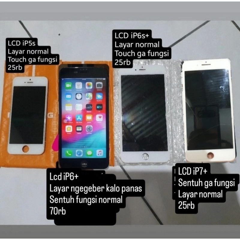 LCD iPhone 5s 6+plus 6s 6s+ 7 7+ murah khusus teknisi