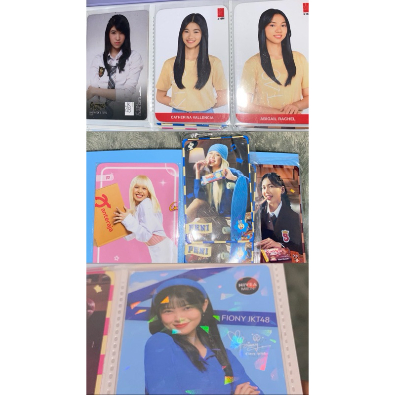 photocard JKT48 (mng, music card, nivea dll)