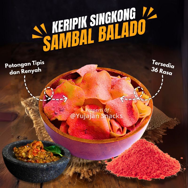 

Keripik Singkong 36 Rasa Enak dan Gurih 1Kg