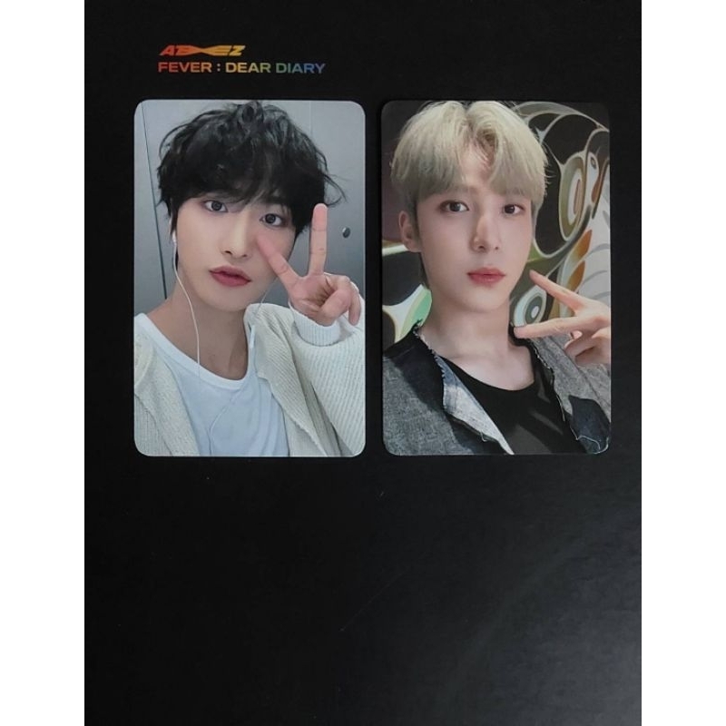 seonghwa yunho ateez pc bene fromm subscription private messages photocard official