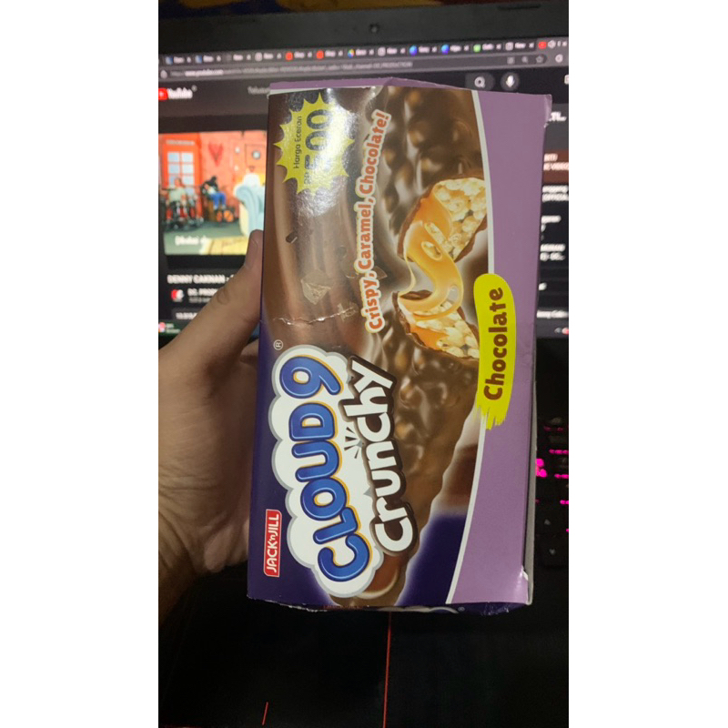 

CLOUD9 CRUNCHY CHOCOLATE 1 BOX 24pcs