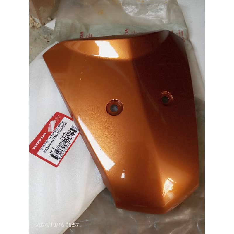 64500-KTM-850FMR panel depan Honda Supra x125 Oren original ahm