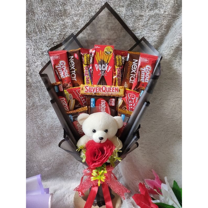 

(READY STOCK) BARANG BISA DIKIRIM HARI YANG SAMA - Bucket Snack /BUKET MAKANAN / SNACK BUCKET Sidang, wisuda, ultah, POCKY H12