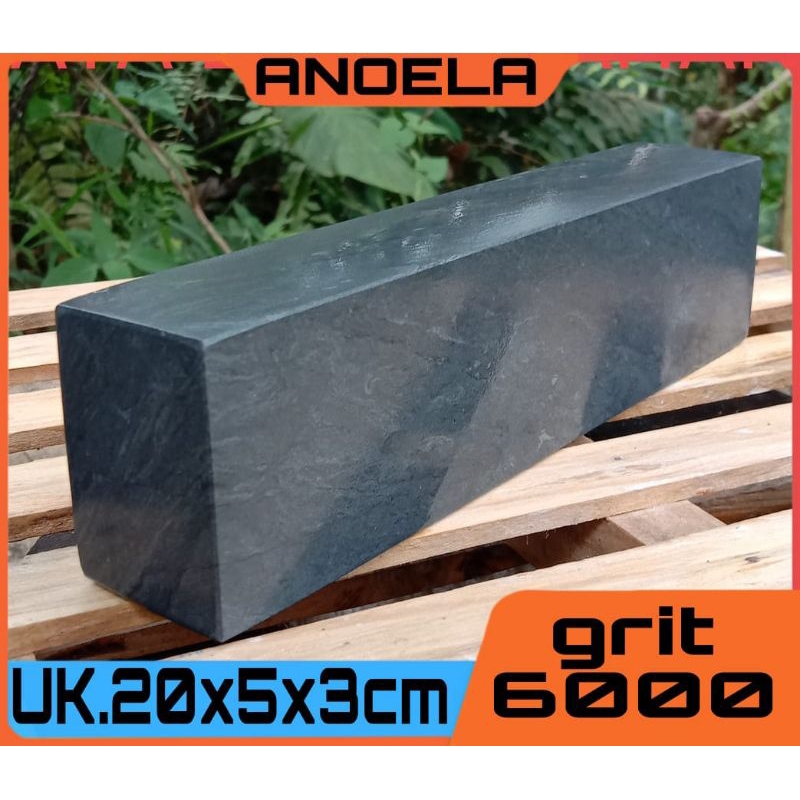 batu asahan asli alam grit 6000 pengasah pisau