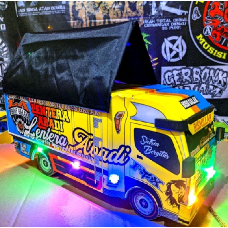MAINAN ANAK VIRAL/MINIATUR TRUK OLENG/TRUK OLENG/MINIATUR TRUK/TRUK OLENG FUL LAMPU/MINIATUR TRUK KA