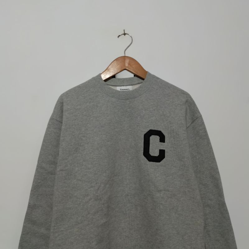 Crewneck Covernat Logo C Grey Second Original