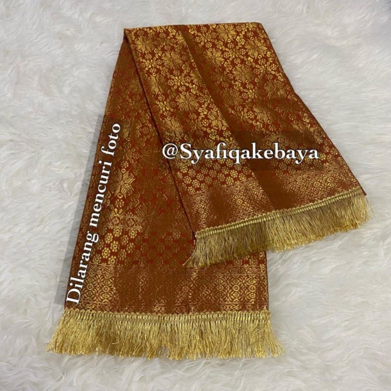 Selendang Rumbai/Selendang Songket Palembang/Selendang Songket Rumbai