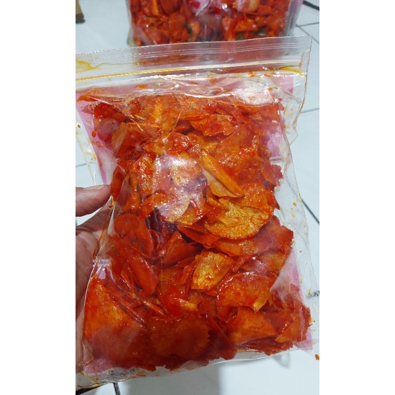 

Keripik Singkong Balado Pedas Manis