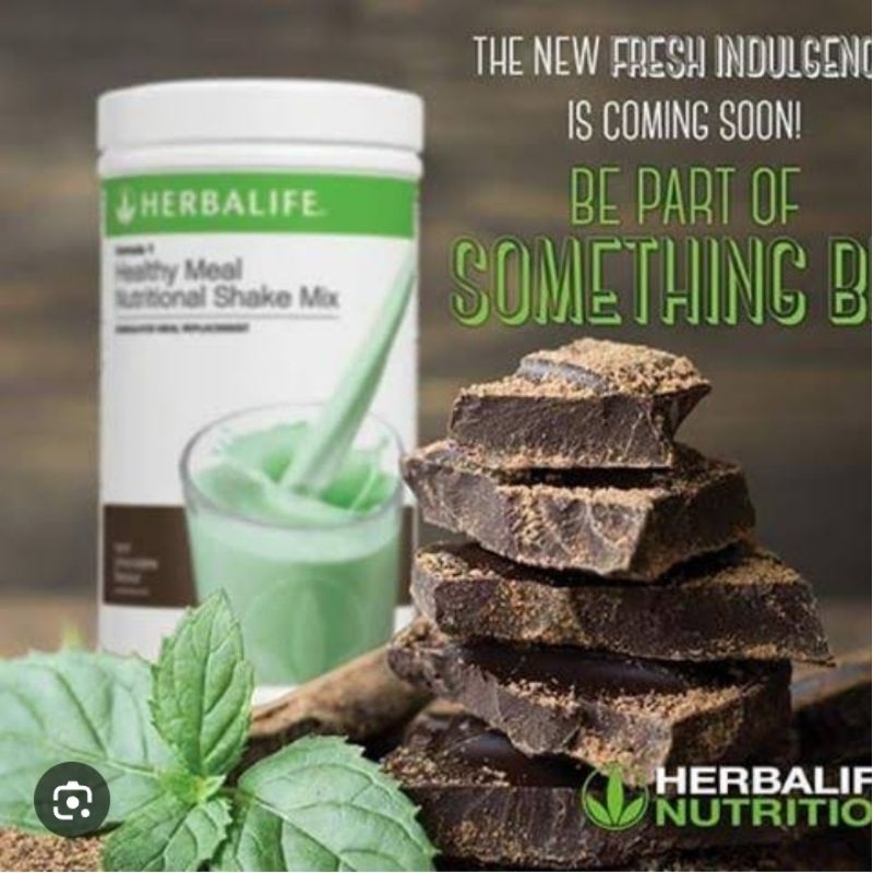 Herbalife Nutrition Formula 1 Shake Mix Mint Chocolate Minuman Energy Original BPOM