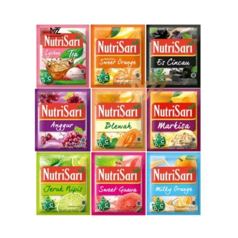 

Nutrisari Minuman Instan Rasa Buah All Varian 1 renceng