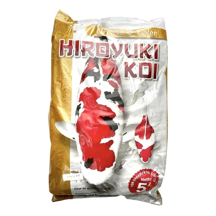 HIROYUKI KOI GROWTH & COLOR PAKAN KOI 5 KG