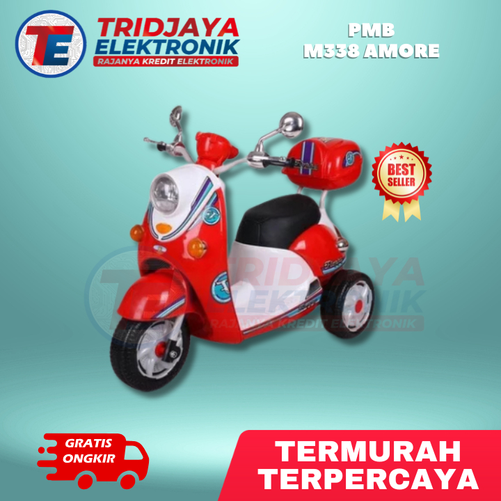 MOTOR AKI ANAK PMB M338 SCOOPY AMORE REMOTE TERMURAH GARANSI RESMI