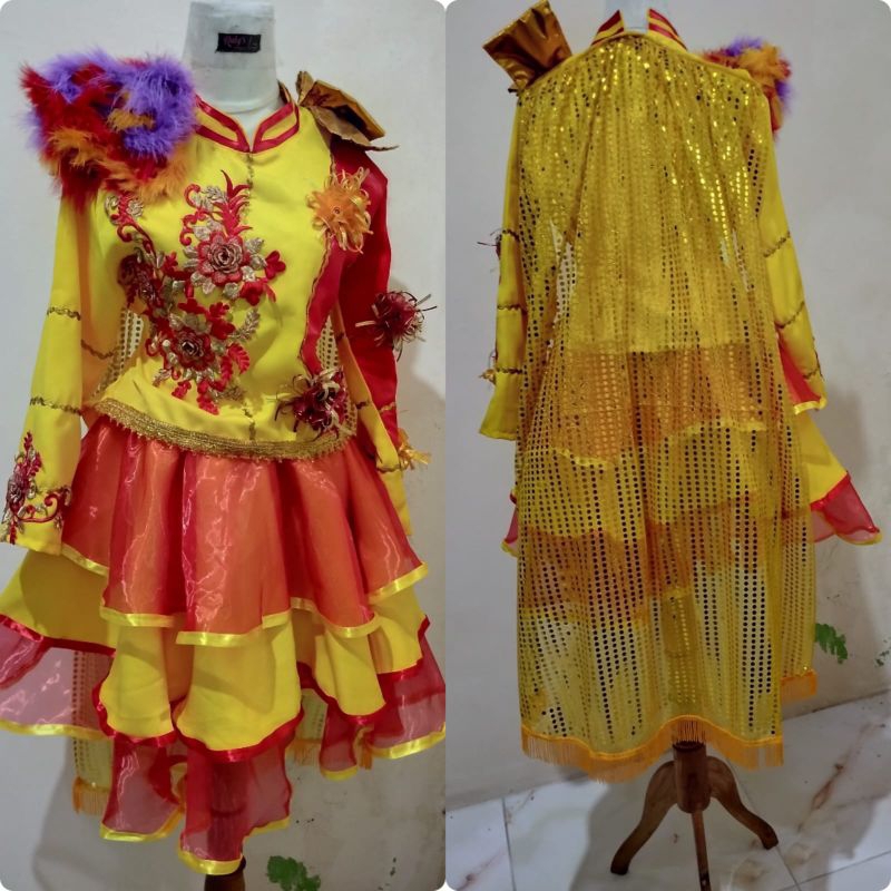 baju mayoret bunga untuk SD/SMP/SMA