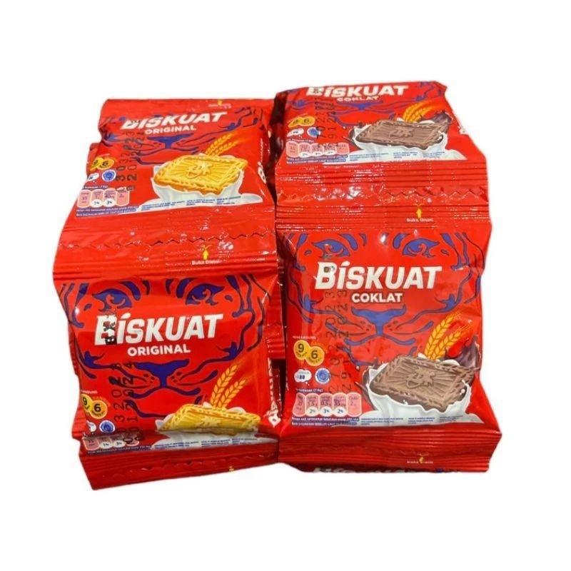 

{ 1 Pack Isi 20 } Biskuat Renceng 7,6gr - Original Murah