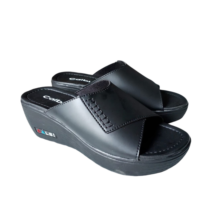 Sandal Wedges Wanita Trendy Hak 5 cm