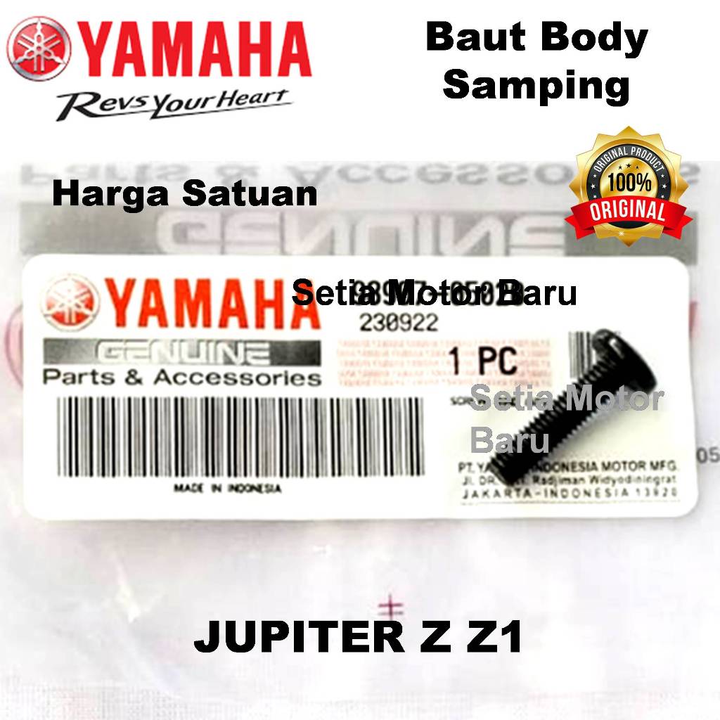 Baut Bolt Bodi Body Samping Jupiter Z Z1 Asli Yamaha