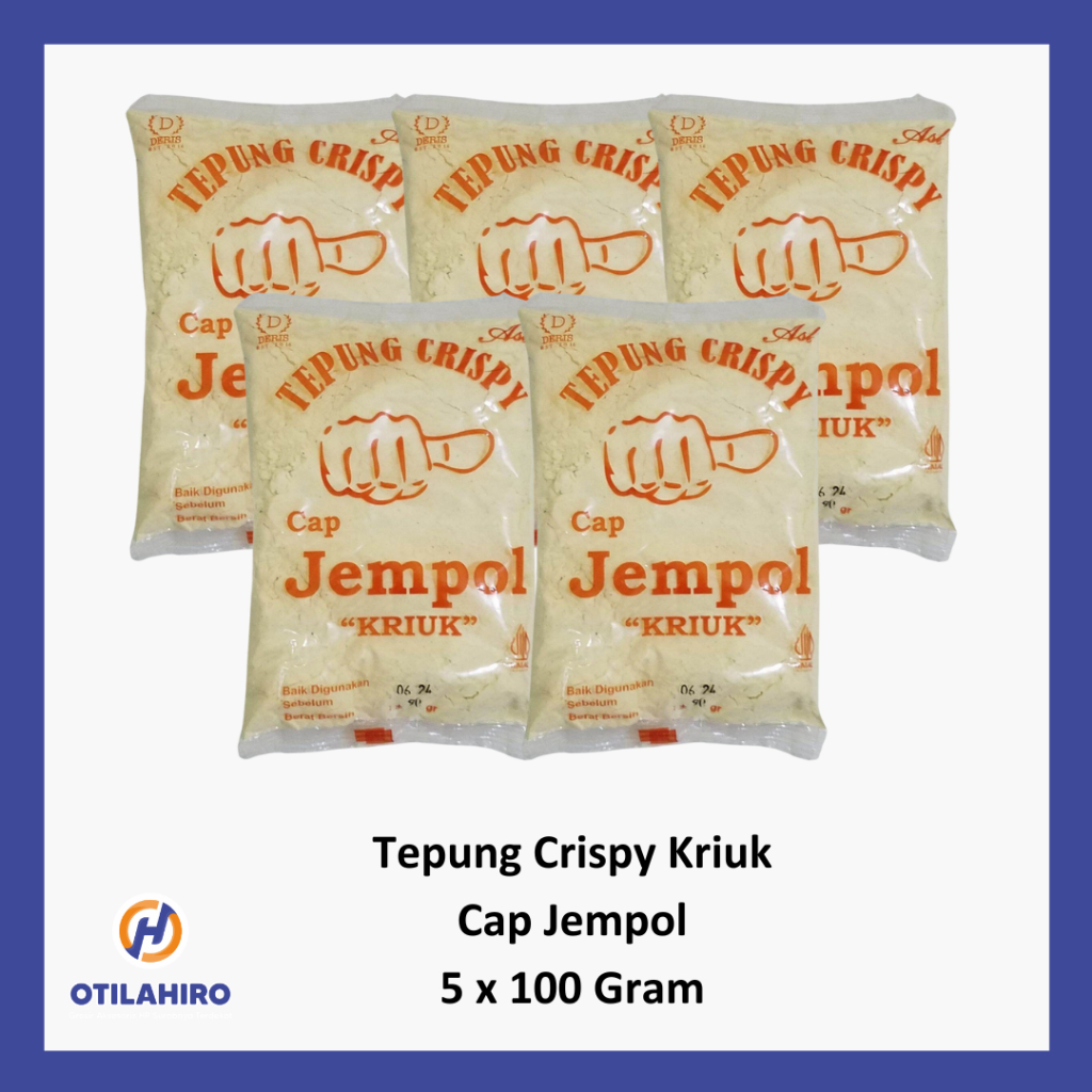 

Tepung Crispy Kriuk Cap Jempol ( 5pcs x 100Gr) ASLI rasa Original
