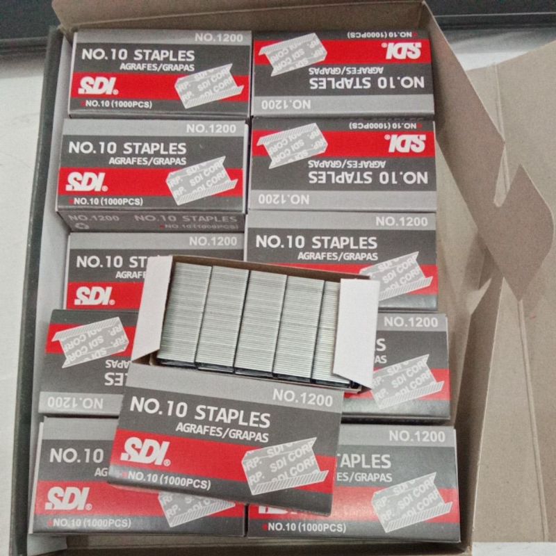 

isi staples SDI no 10 / harga untuk 1pak kecil