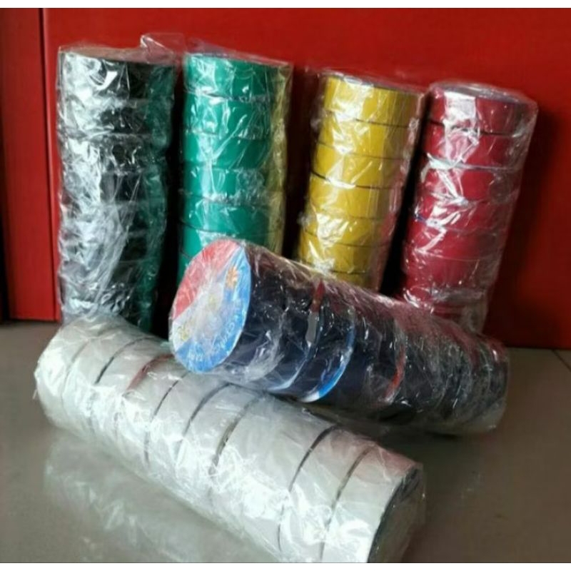 

(12pcs) Isolatif/Solasi/Isolasi/Selotif Kecil Warna satu roll merk STARS